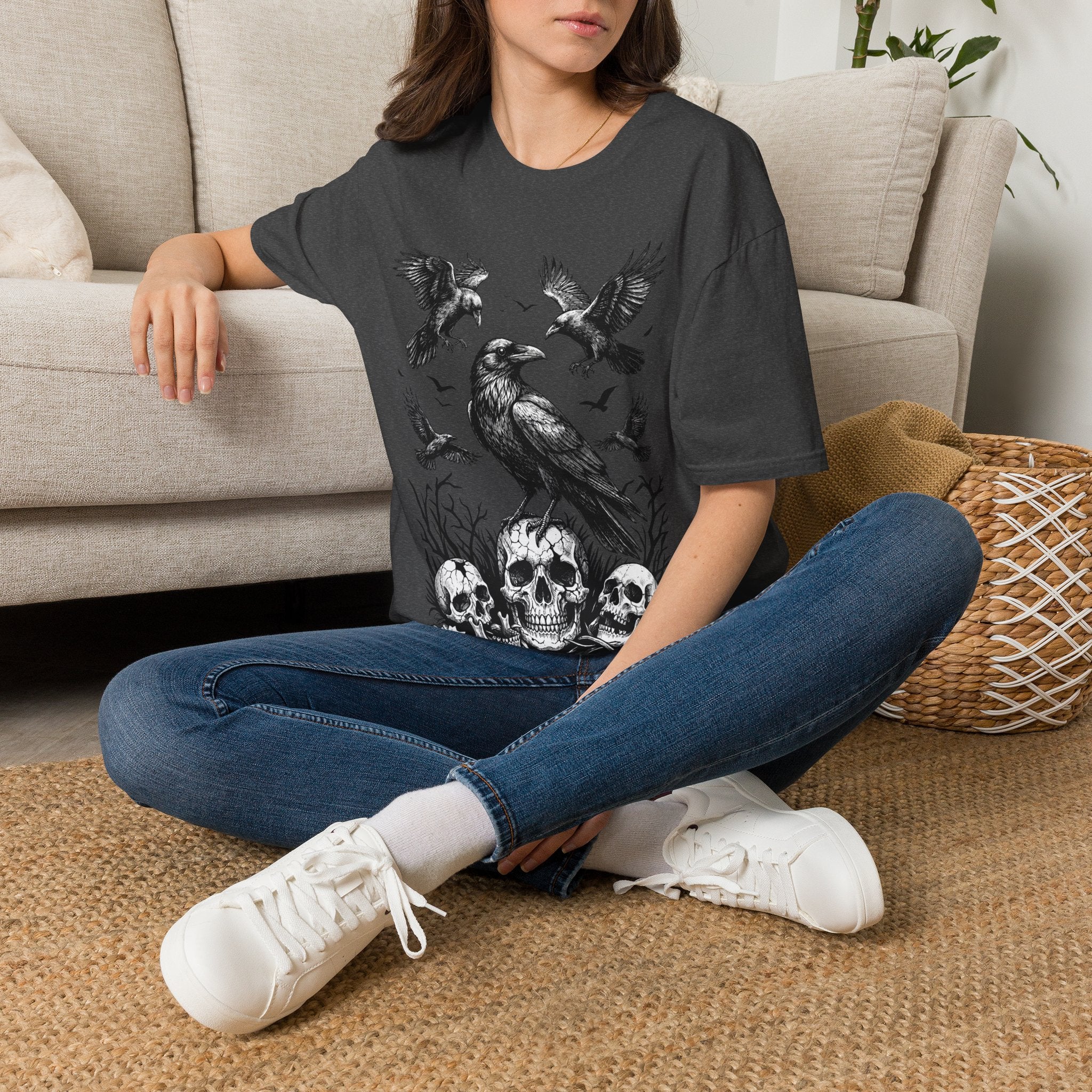 Murder of Crows - Gothic / Dark Fantasy Crow T-Shirt