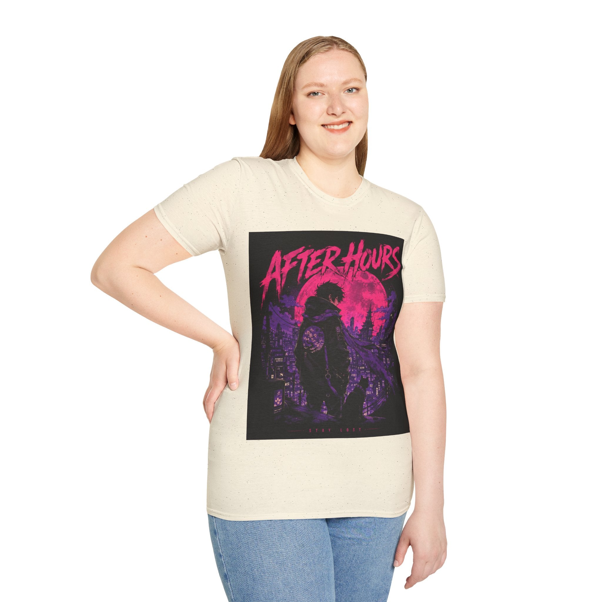 After Hours Graphic T-Shirt — Neon Night City Retro Tee