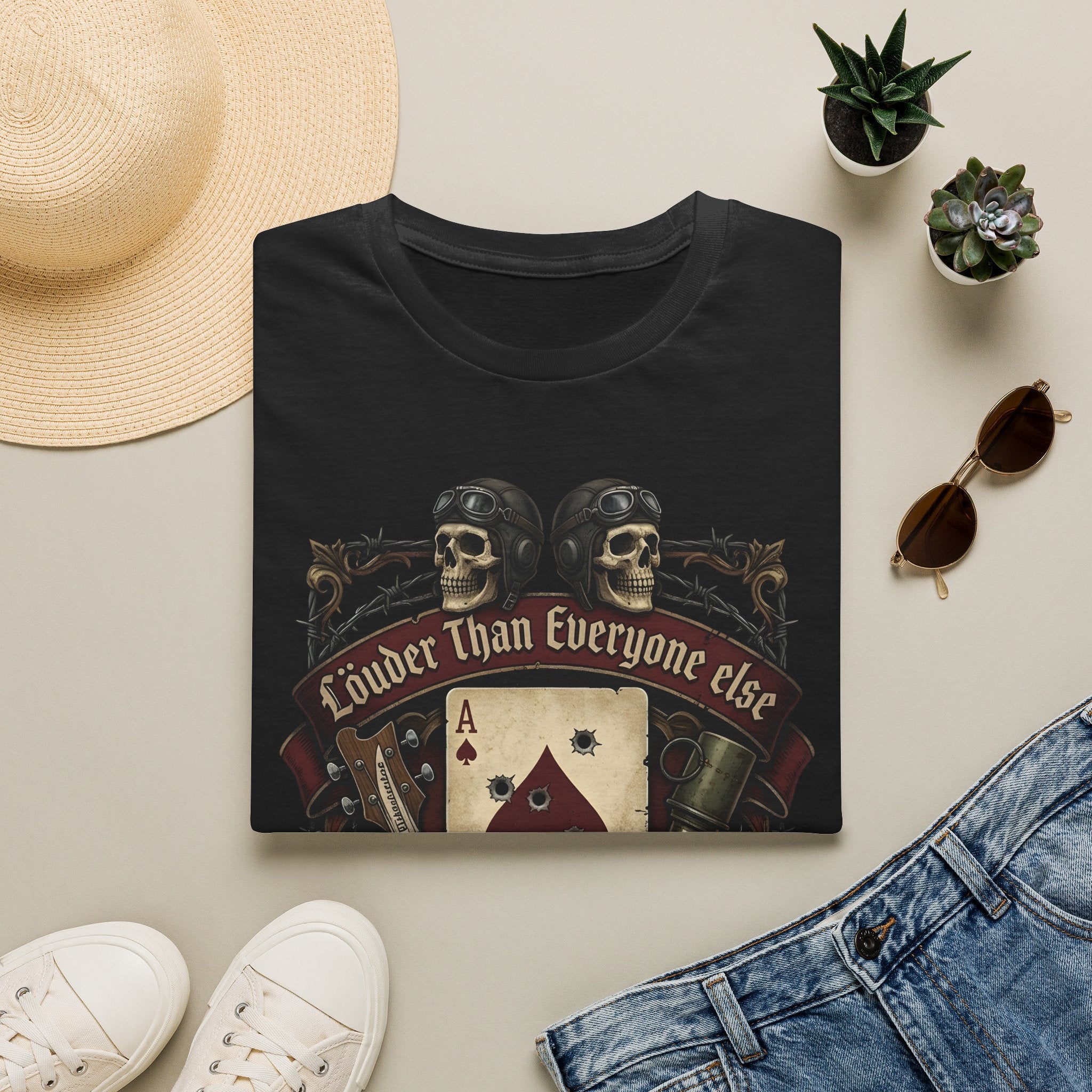 Motorhead Inspired 'Louder Than Everyone Else' Lemmy T-Shirt
