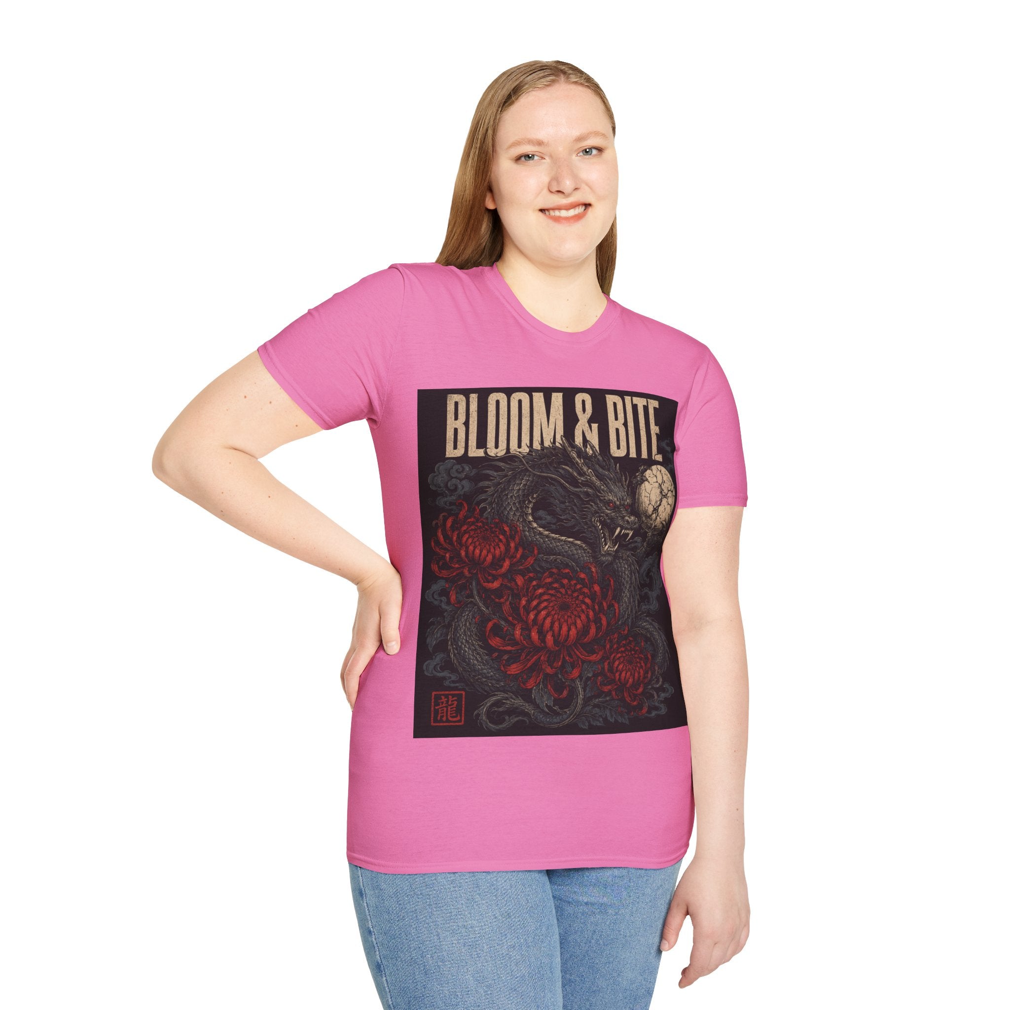 Bloom & Bite Dragon Floral Graphic Tee