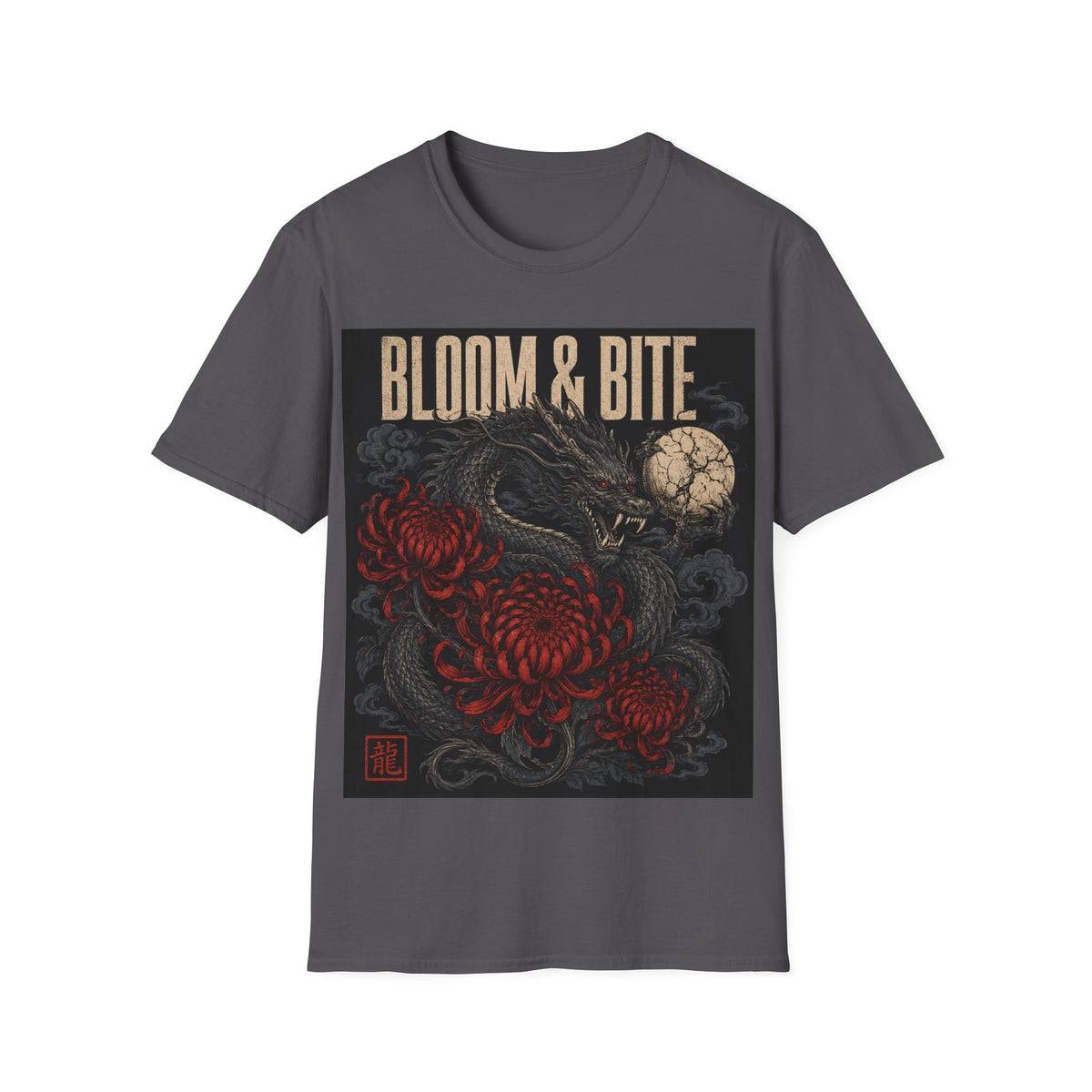 Bloom & Bite Dragon Floral Graphic Tee