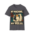 Retro Tux Penguin Tee — "My Machine, My Rules" Vintage Computer T-Shirt