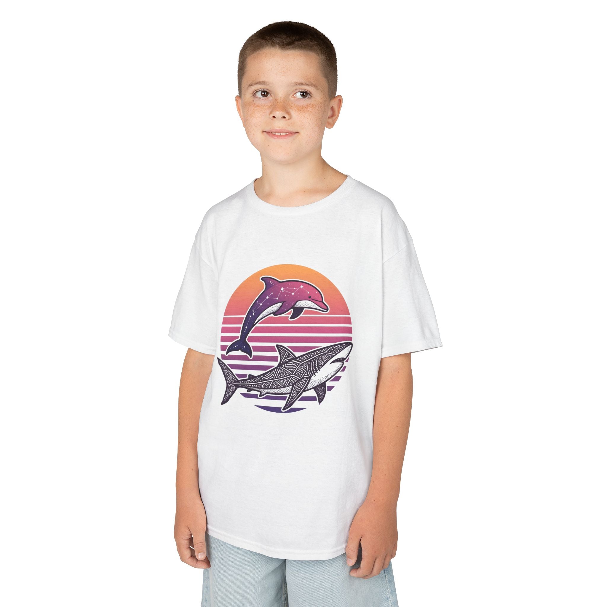 Celestial Coat - Kids Summer / Sealife and Stars T-Shirt