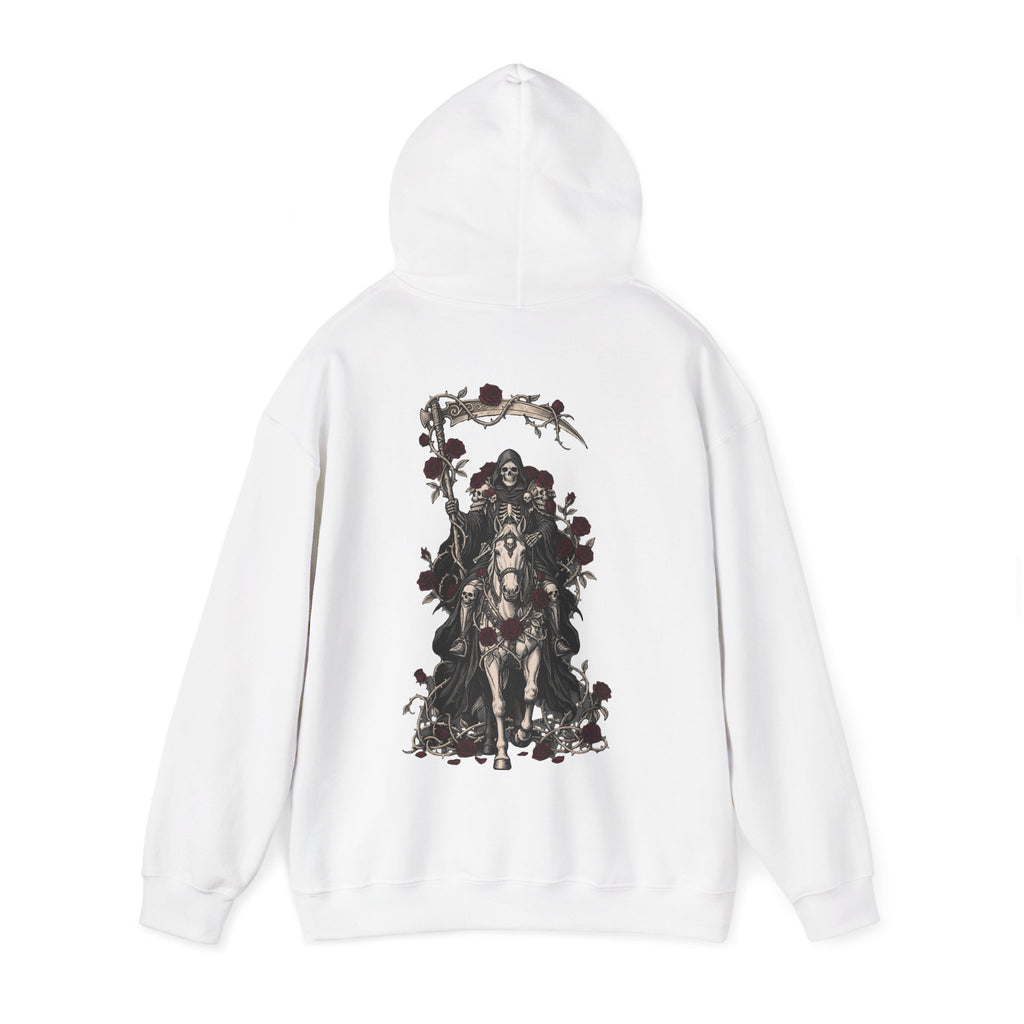 Funeral Flowers - Gothic / Dark Fantasy Floral Grim Reaper Hoodie