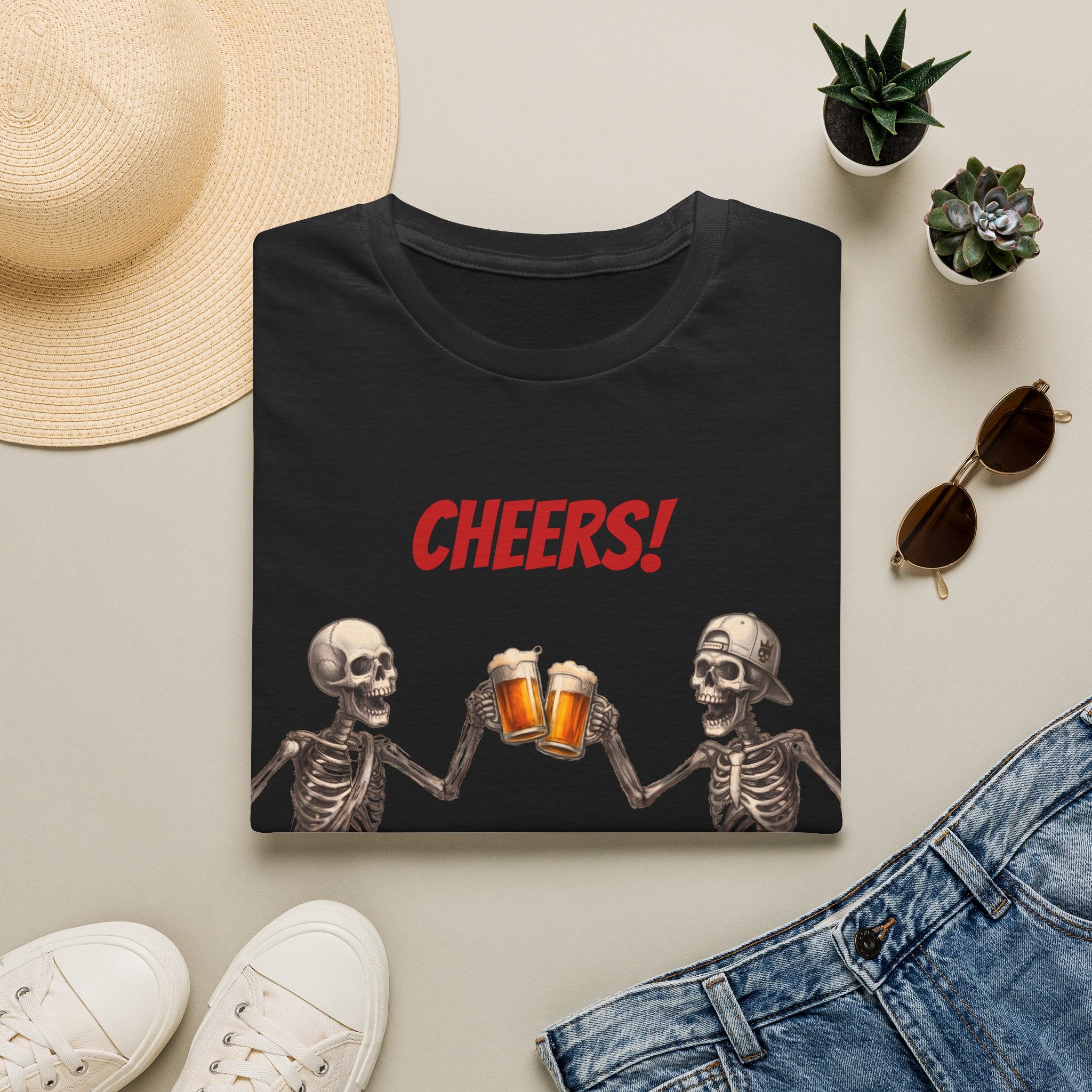 Cheers! - Gothic / Dark Fantasy Humour T-Shirt