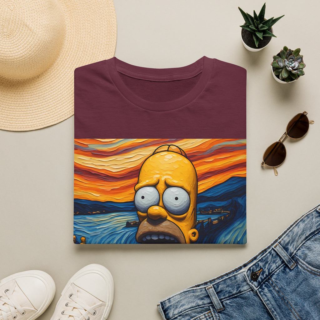 Homer Scream T-Shirt — Parody Pop Art Graphic Tee