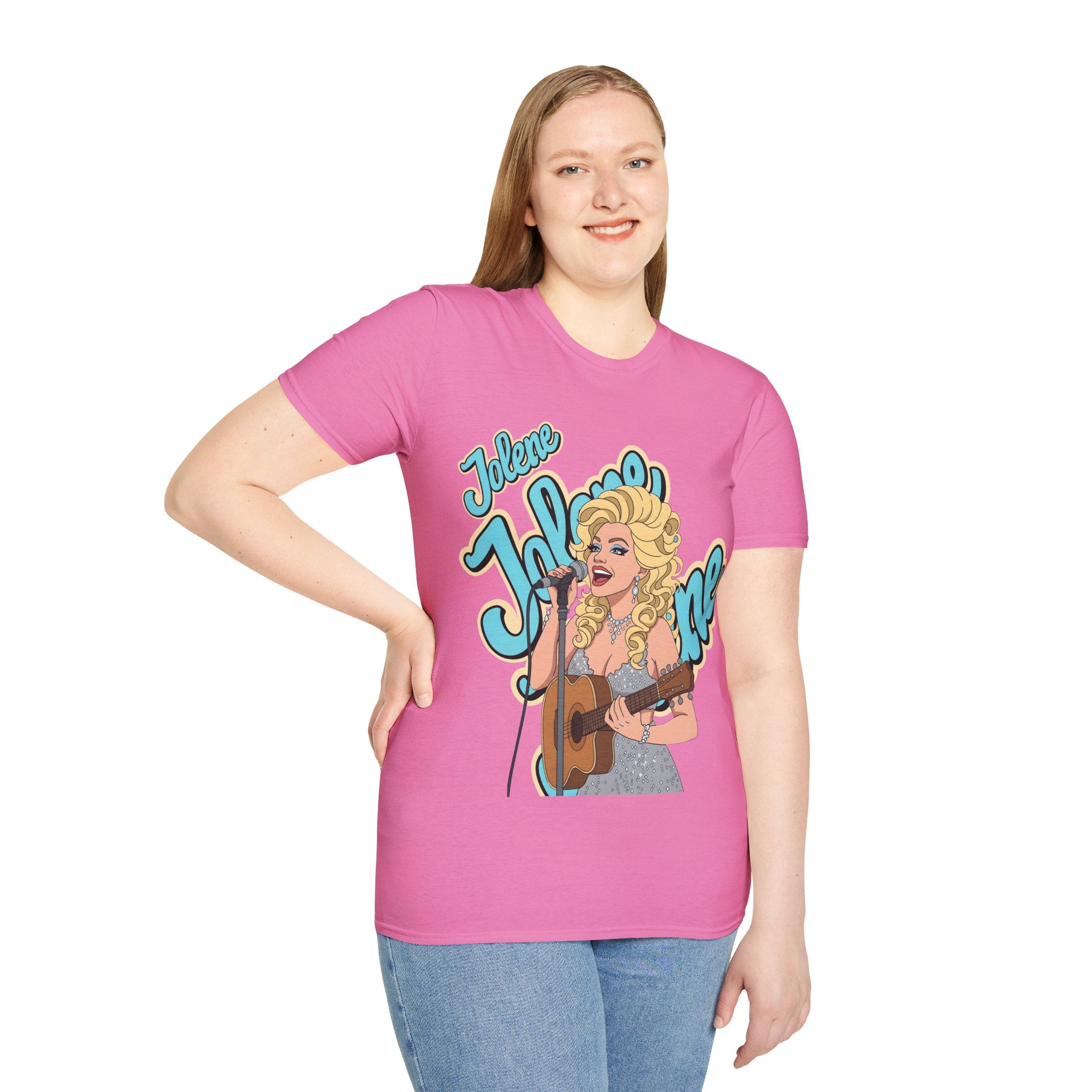 Dolly Parton Inspired Retro Pop Art T‑Shirt 'Jolene' Singer Graphic Tee