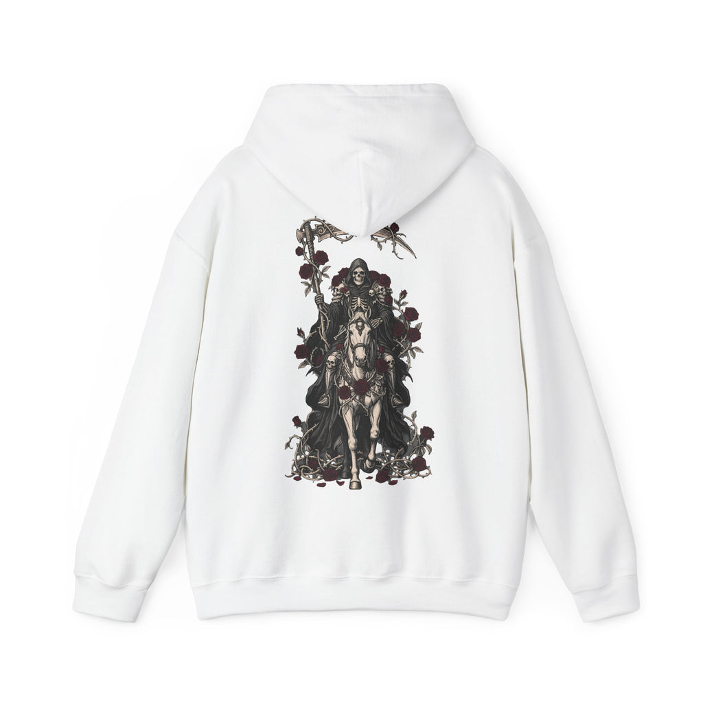 Funeral Flowers - Gothic / Dark Fantasy Floral Grim Reaper Hoodie