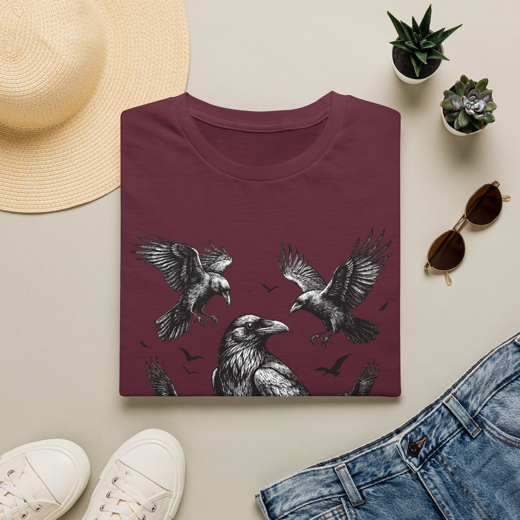 Murder of Crows - Gothic / Dark Fantasy Crow T-Shirt