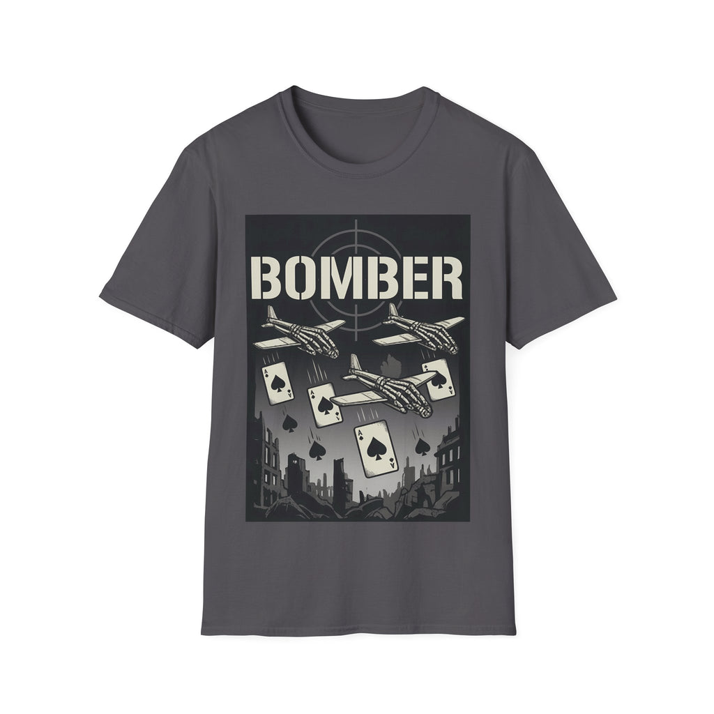 Bomber Plane Ace of Spades T-Shirt - Aviation Air Force Tee