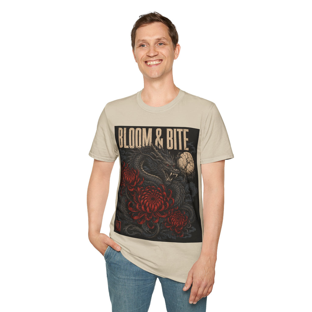 Bloom & Bite Dragon Floral Graphic Tee