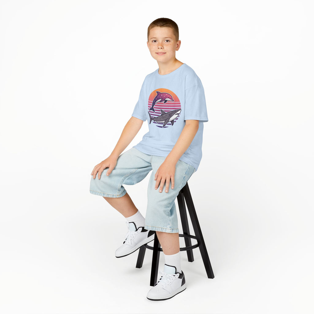 Celestial Sealife - T Shirt, Summer / Sea Life / Dolphins and Sharks