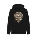 Black Printed Hoody Front