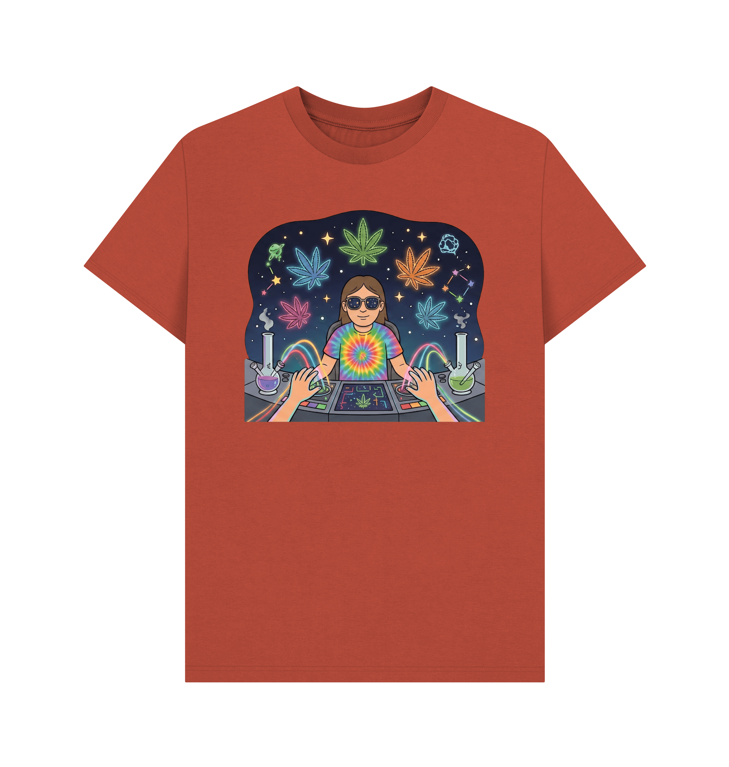 Rust Printed T-shirt Front