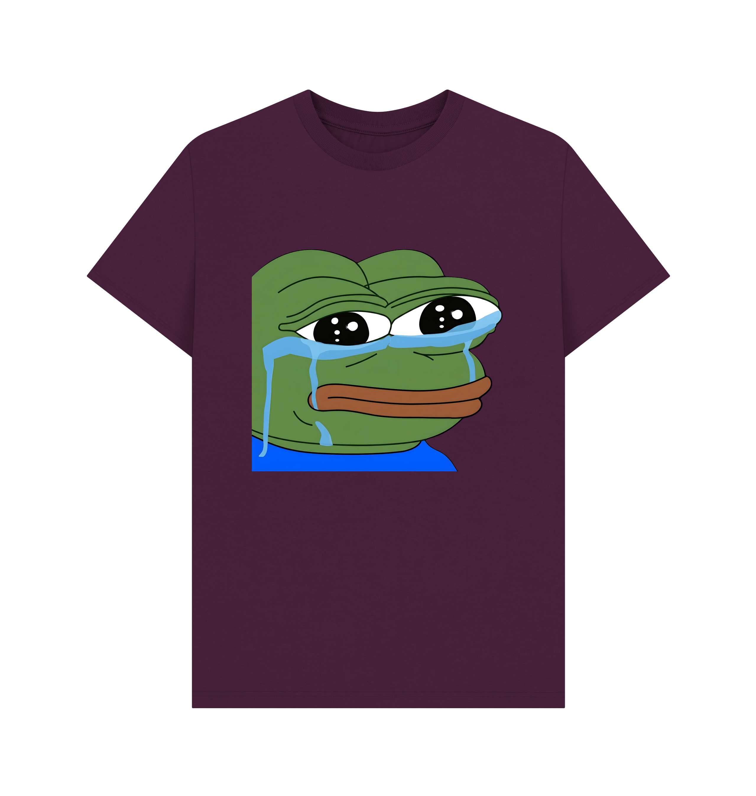 Purple Printed T-shirt Front