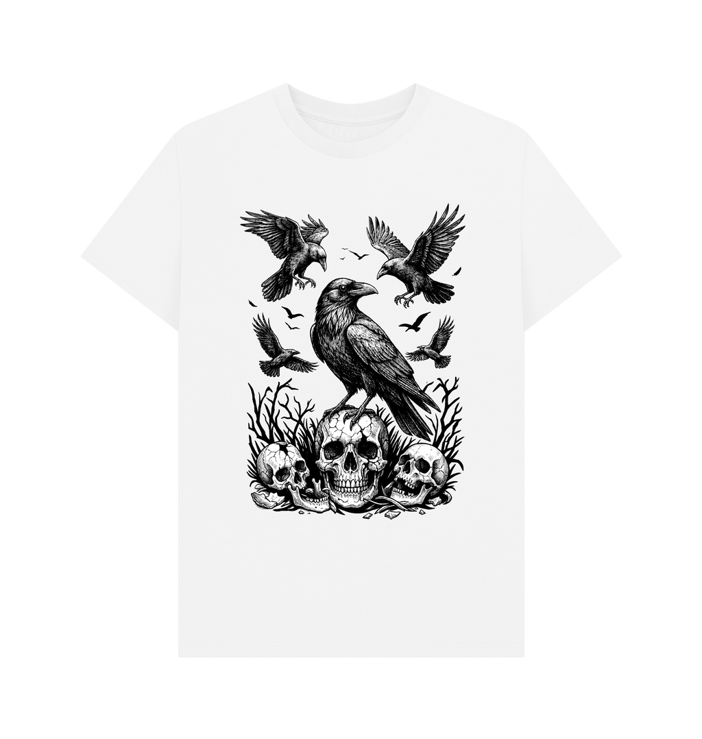 White Printed T-shirt Front