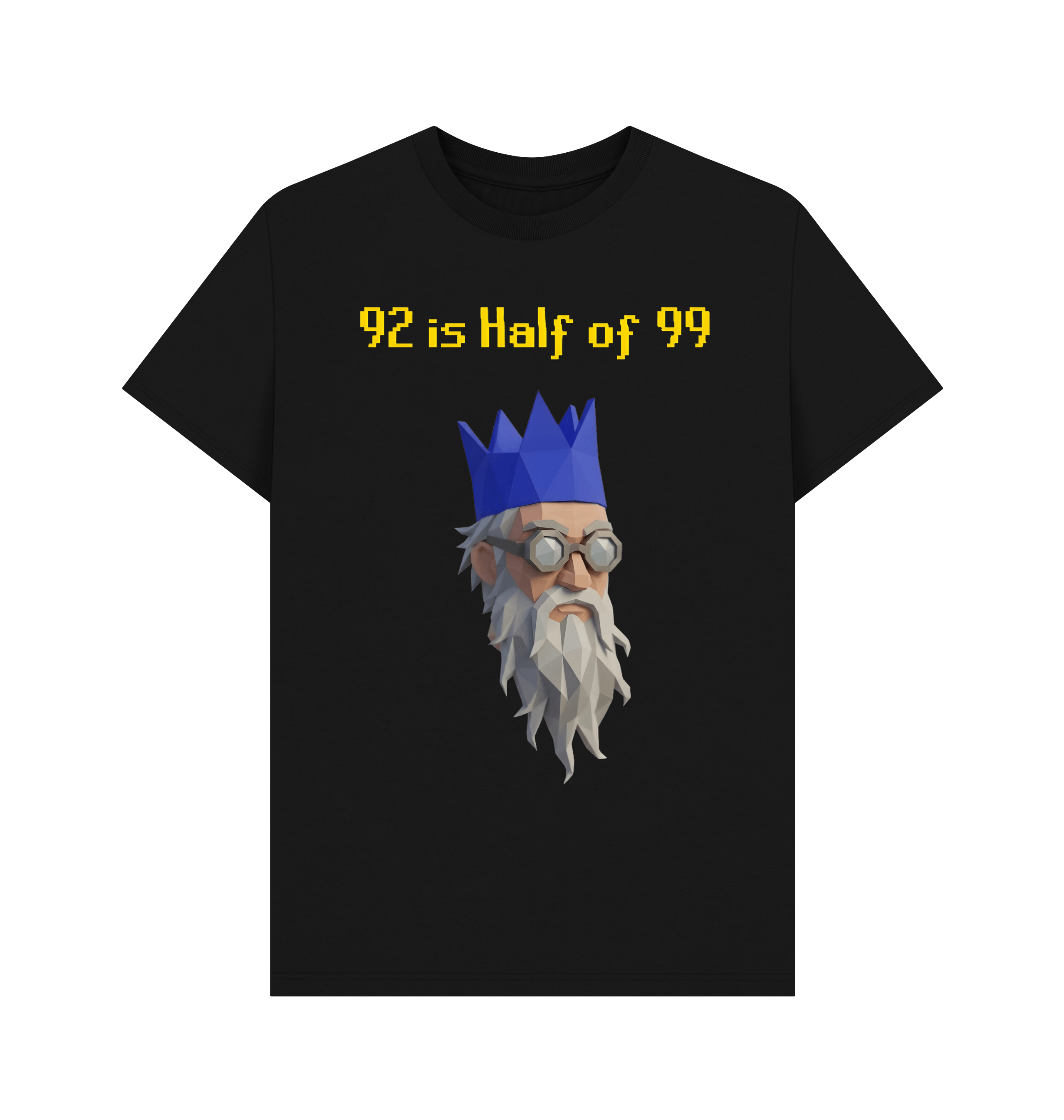 Black Printed T-shirt Front