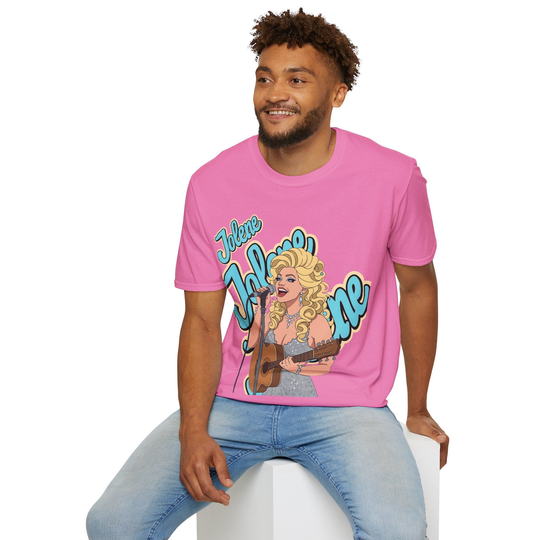 Dolly Parton Inspired Retro Pop Art T‑Shirt 'Jolene' Singer Graphic Tee
