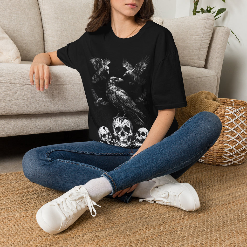 Murder of Crows - Gothic / Dark Fantasy Crow T-Shirt