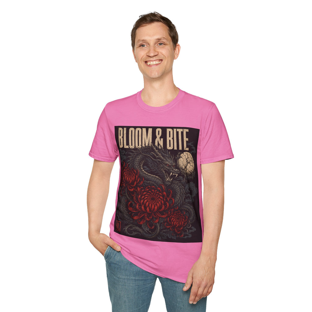 Bloom & Bite Dragon Floral Graphic Tee