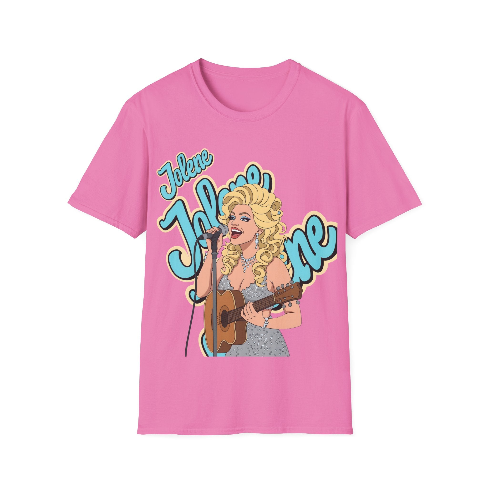 Dolly Parton Inspired Retro Pop Art T‑Shirt 'Jolene' Singer Graphic Tee