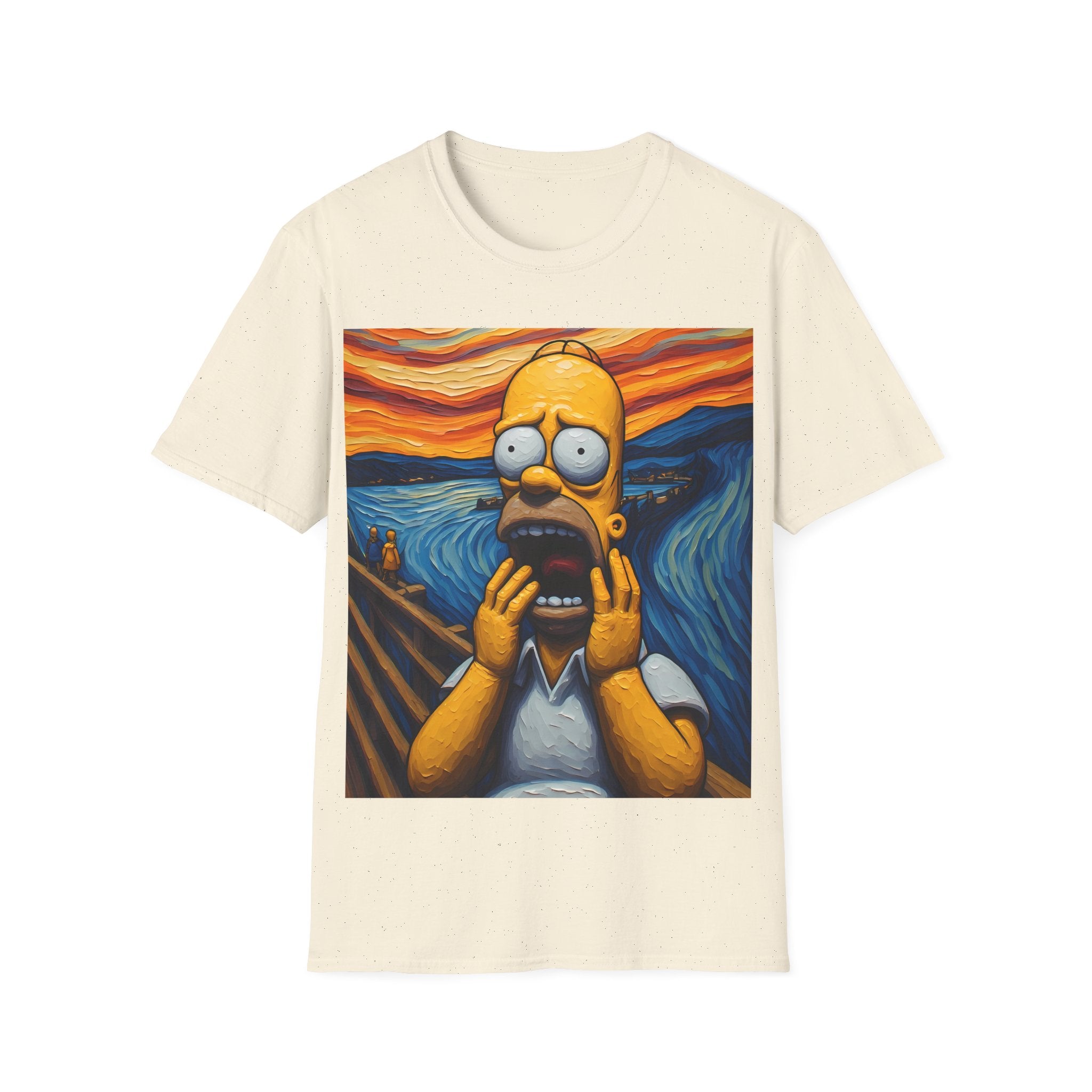 Homer Scream T-Shirt — Parody Pop Art Graphic Tee