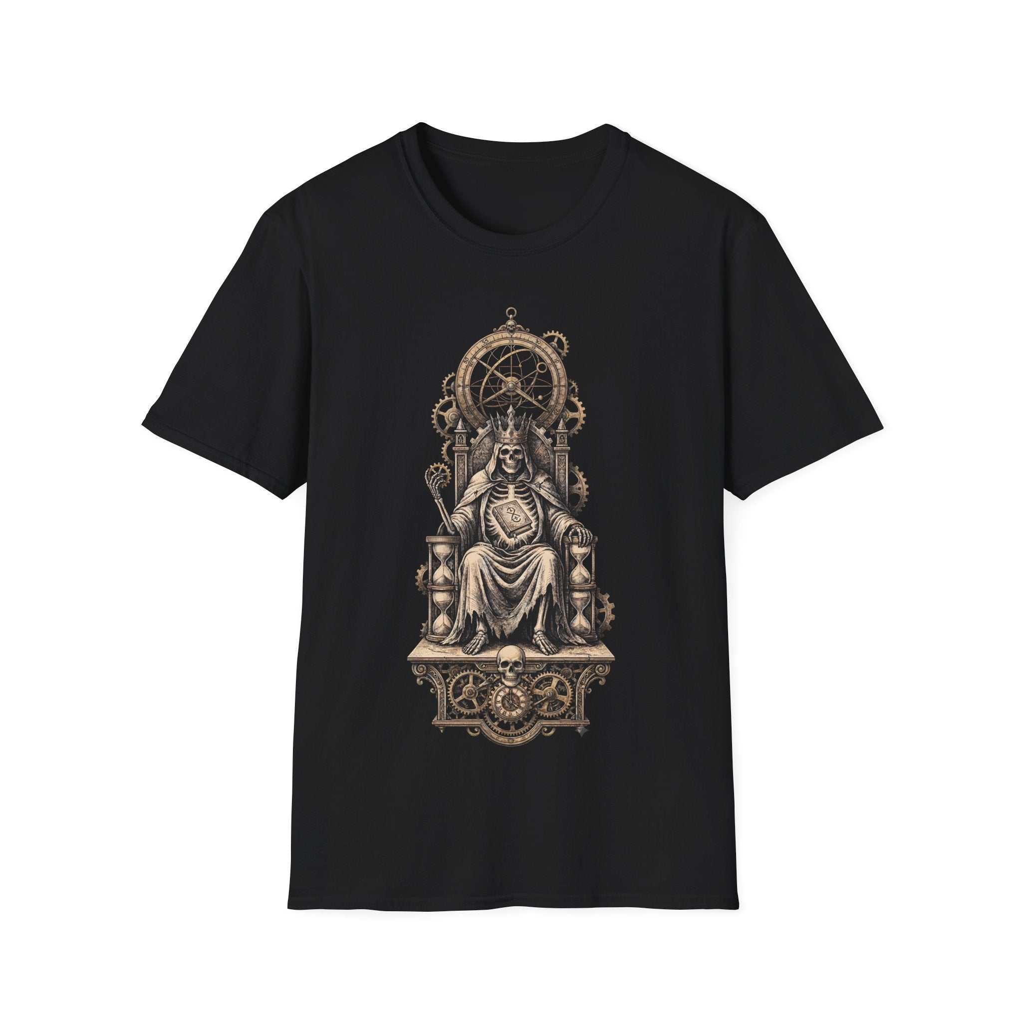 Time is our Keeper - T-Shirt, Gothic / Dark Fantasy Grim Reaper Design