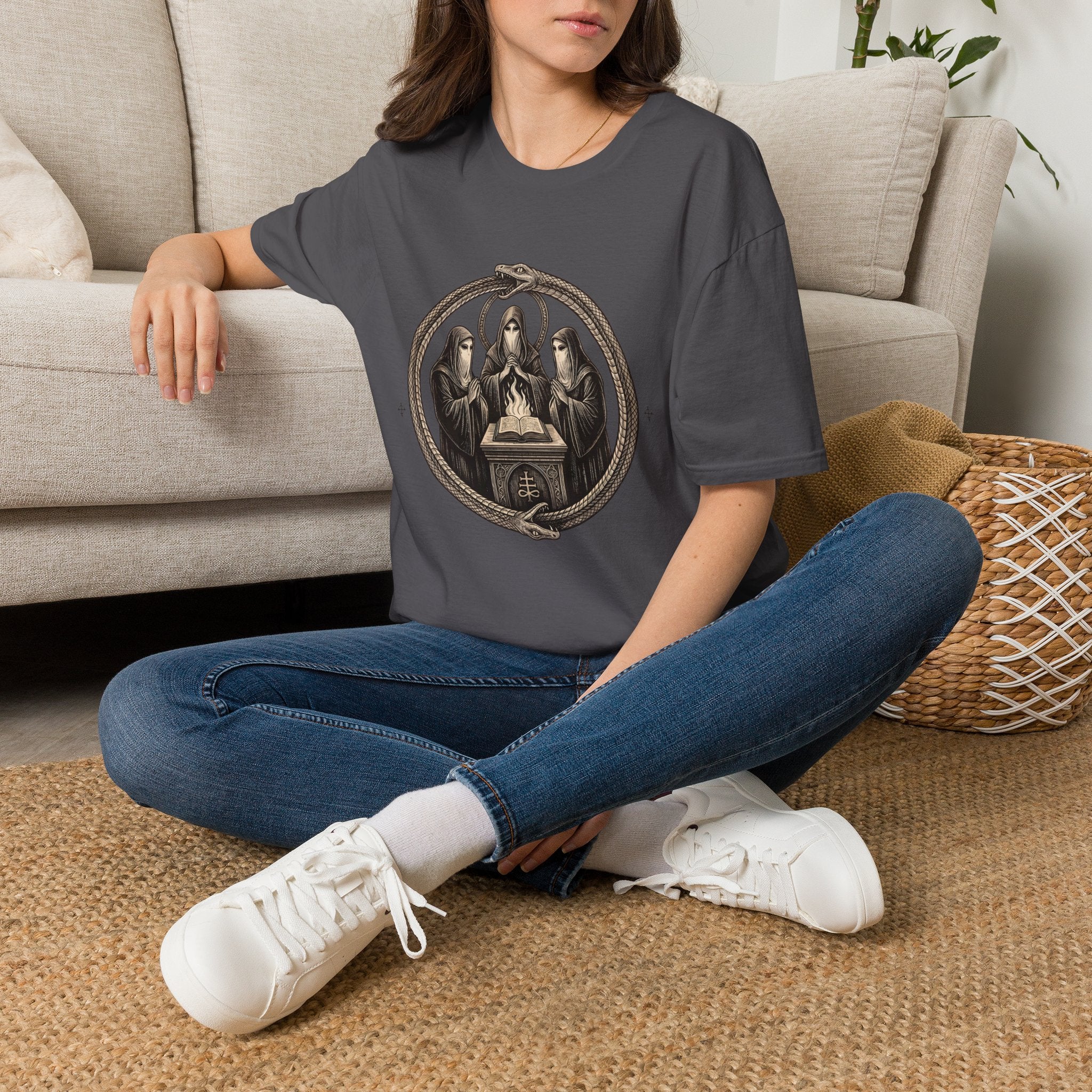 Ouroboros - T-Shirt, Gothic / Dark Fantasy Ourboros Design