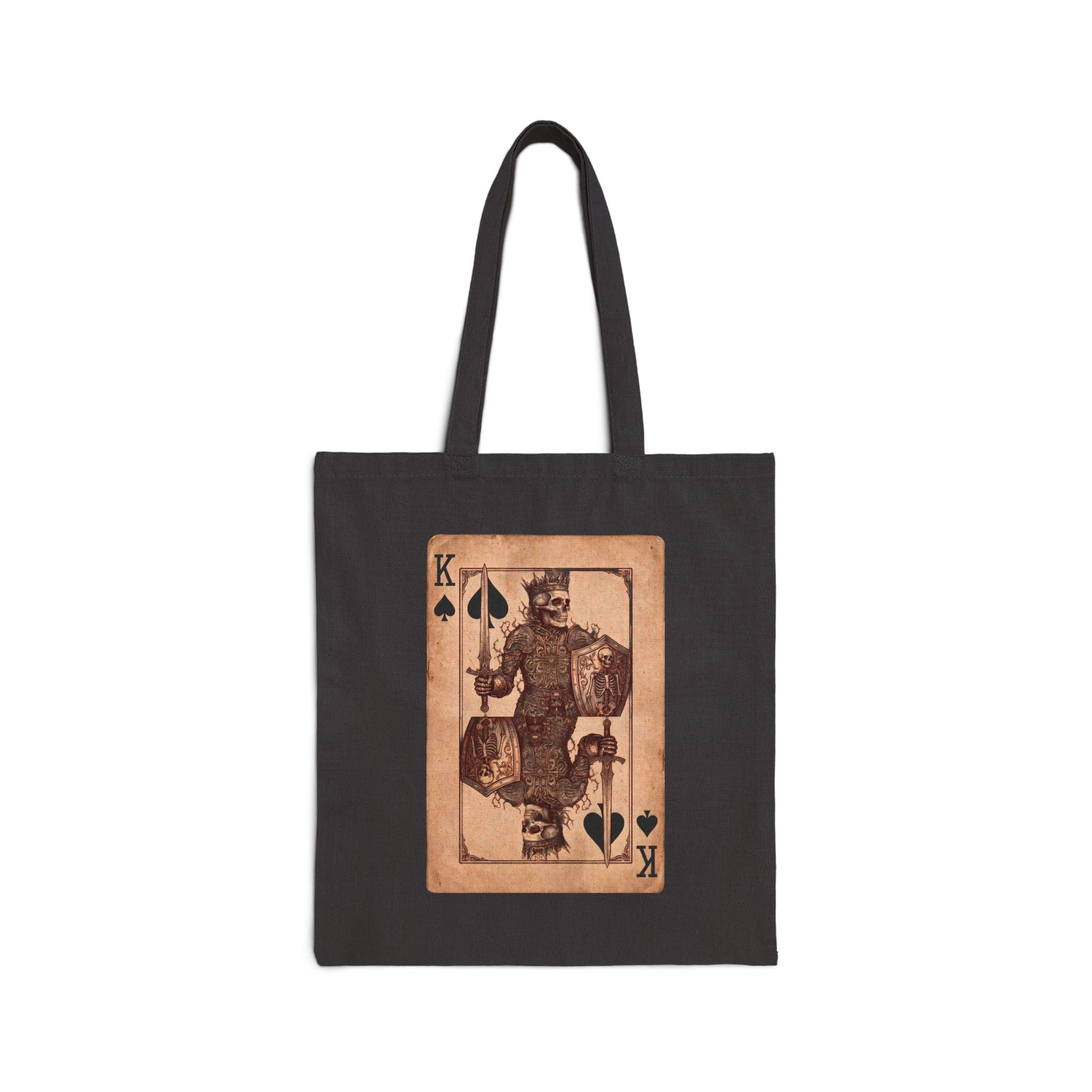 King of Spades Vintage Playing Card Tote