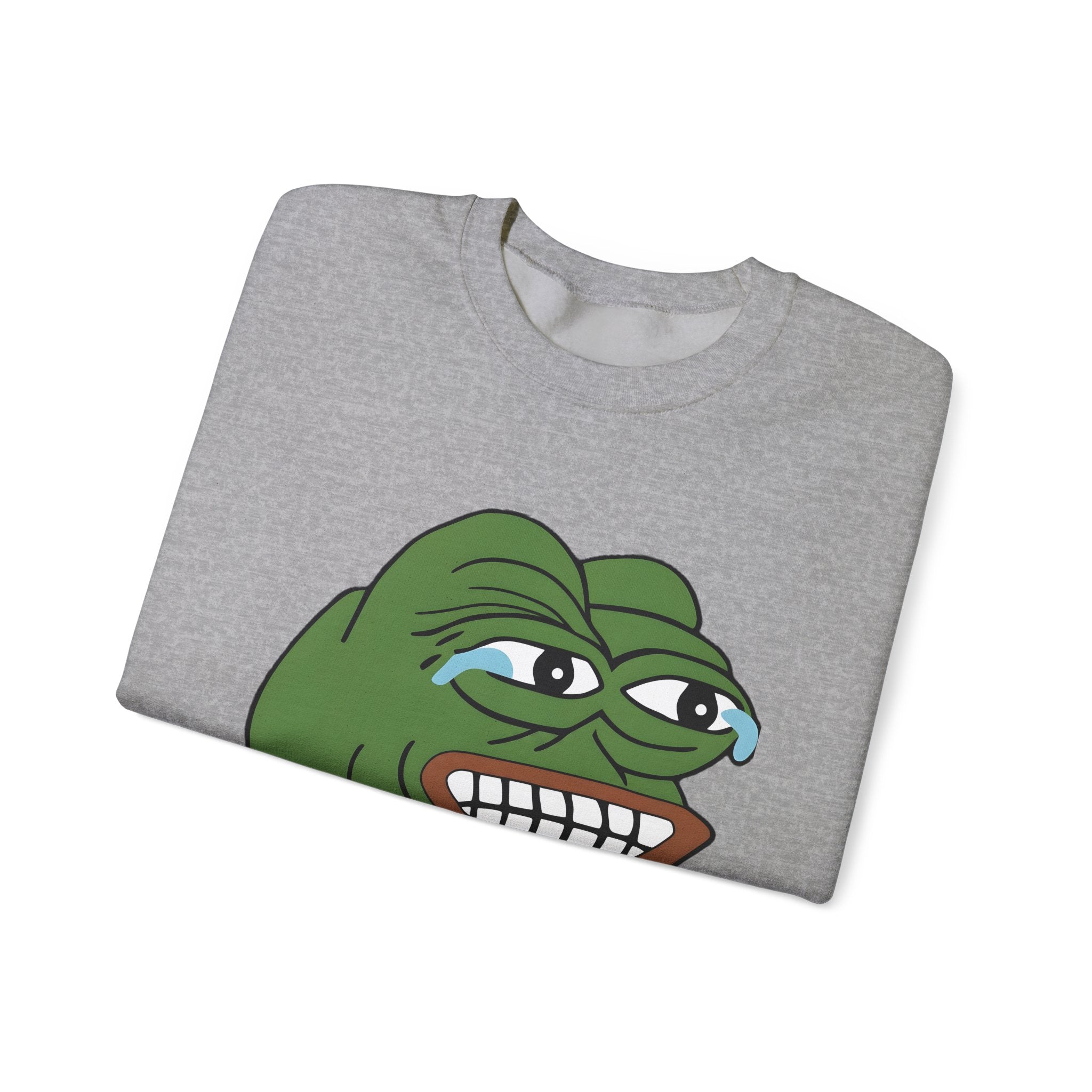 Pepe Frog Laughing Crewneck Sweatshirt