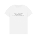 White Printed T-shirt Front