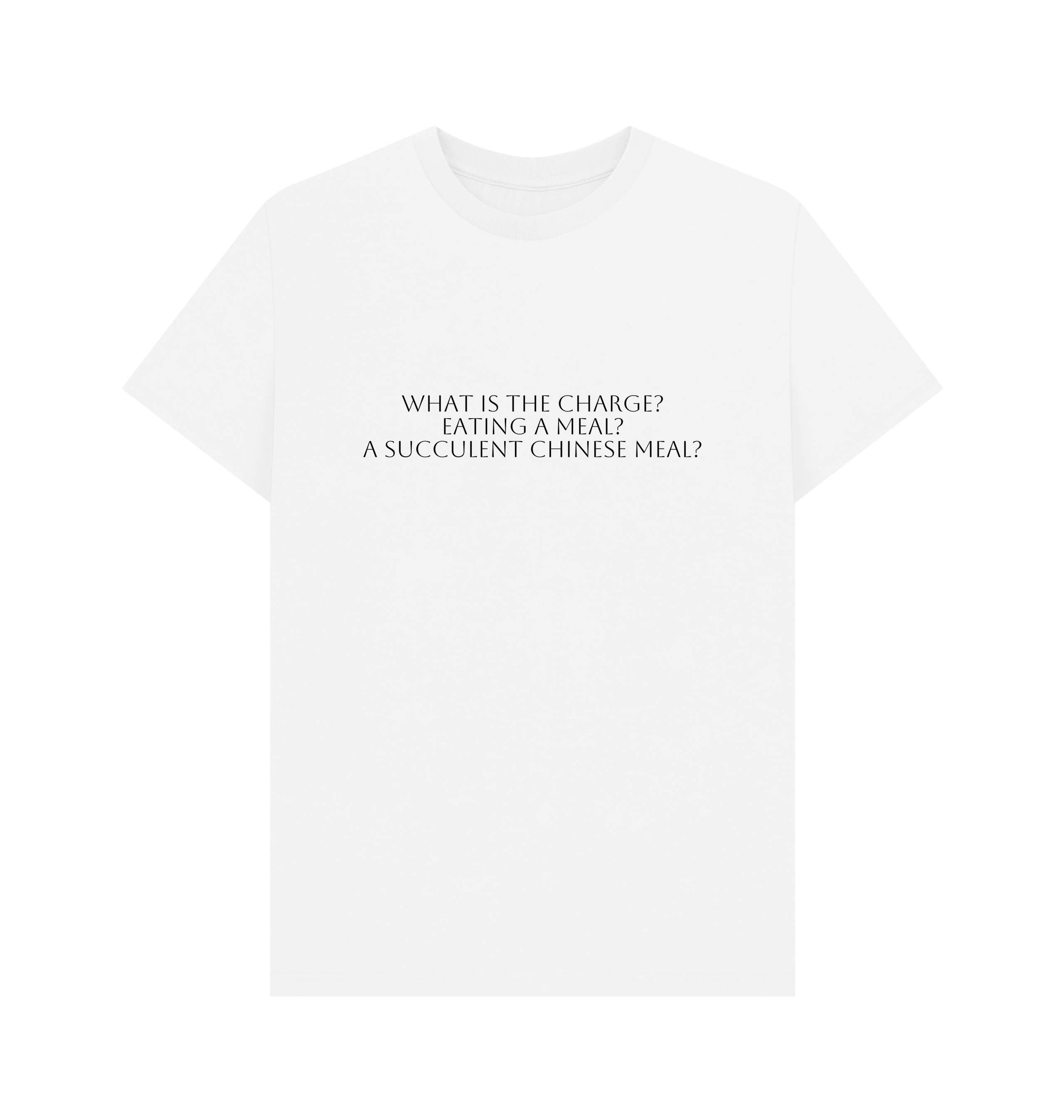 White Printed T-shirt Front