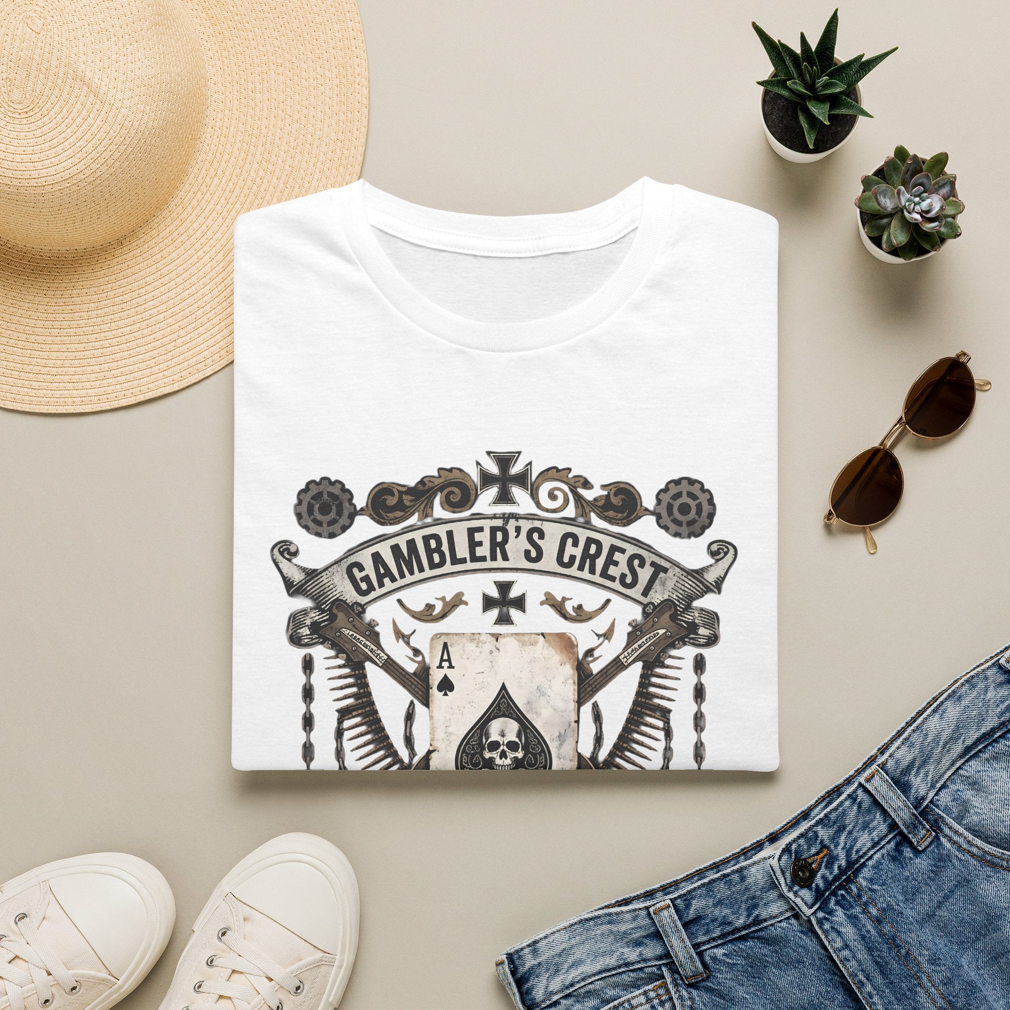 Gambler’s Crest Death of Glory Motorhead inspired T-Shirt