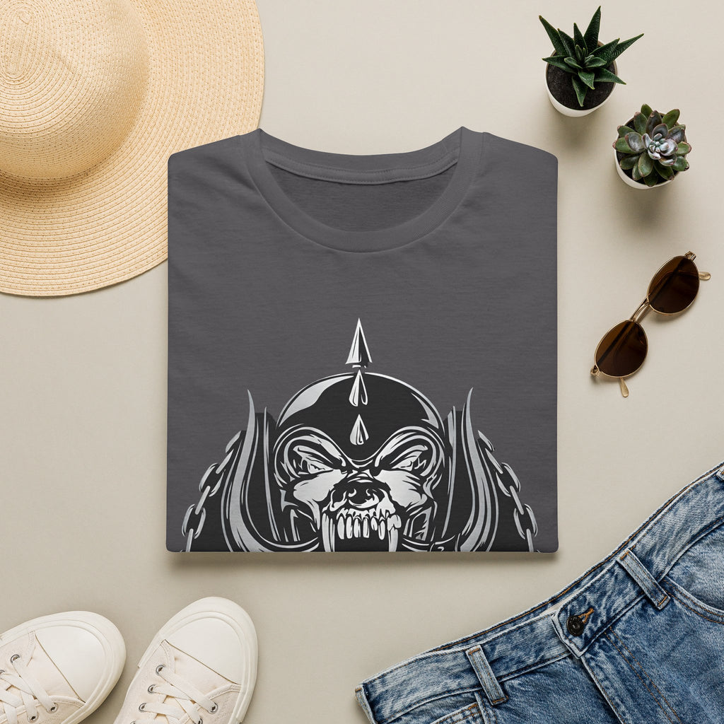 Motorcycle Club Skull T‑Shirt — Iron Fist Brigade Gothic Biker Tee