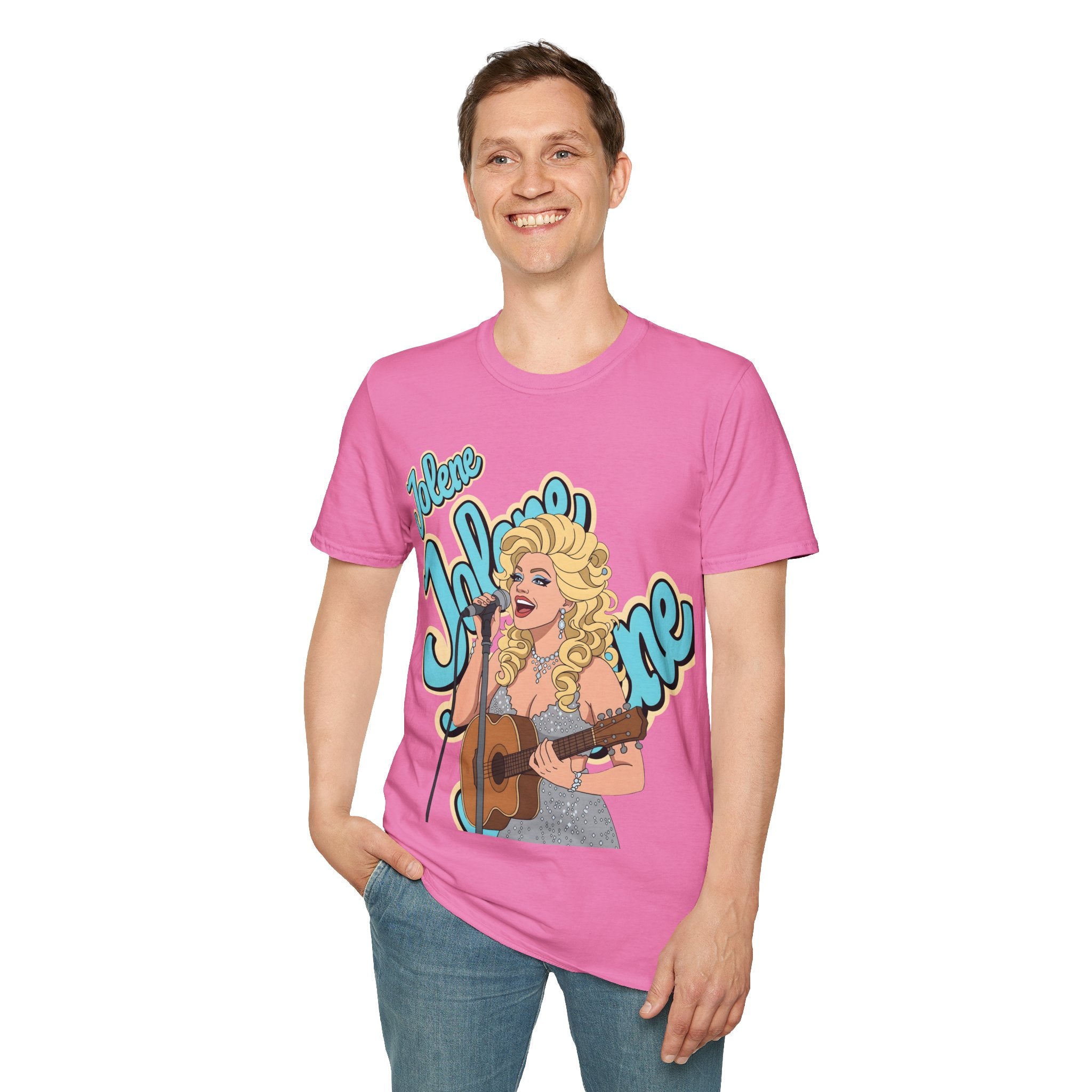 Dolly Parton Inspired Retro Pop Art T‑Shirt 'Jolene' Singer Graphic Tee