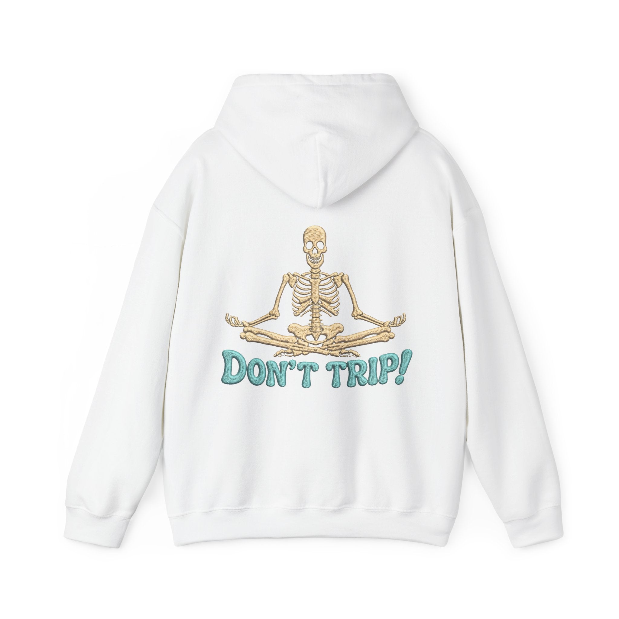 Don’t Trip! Meditating Skeleton Hoodie - Funny GTA 6 Inspired Yoga Skeleton