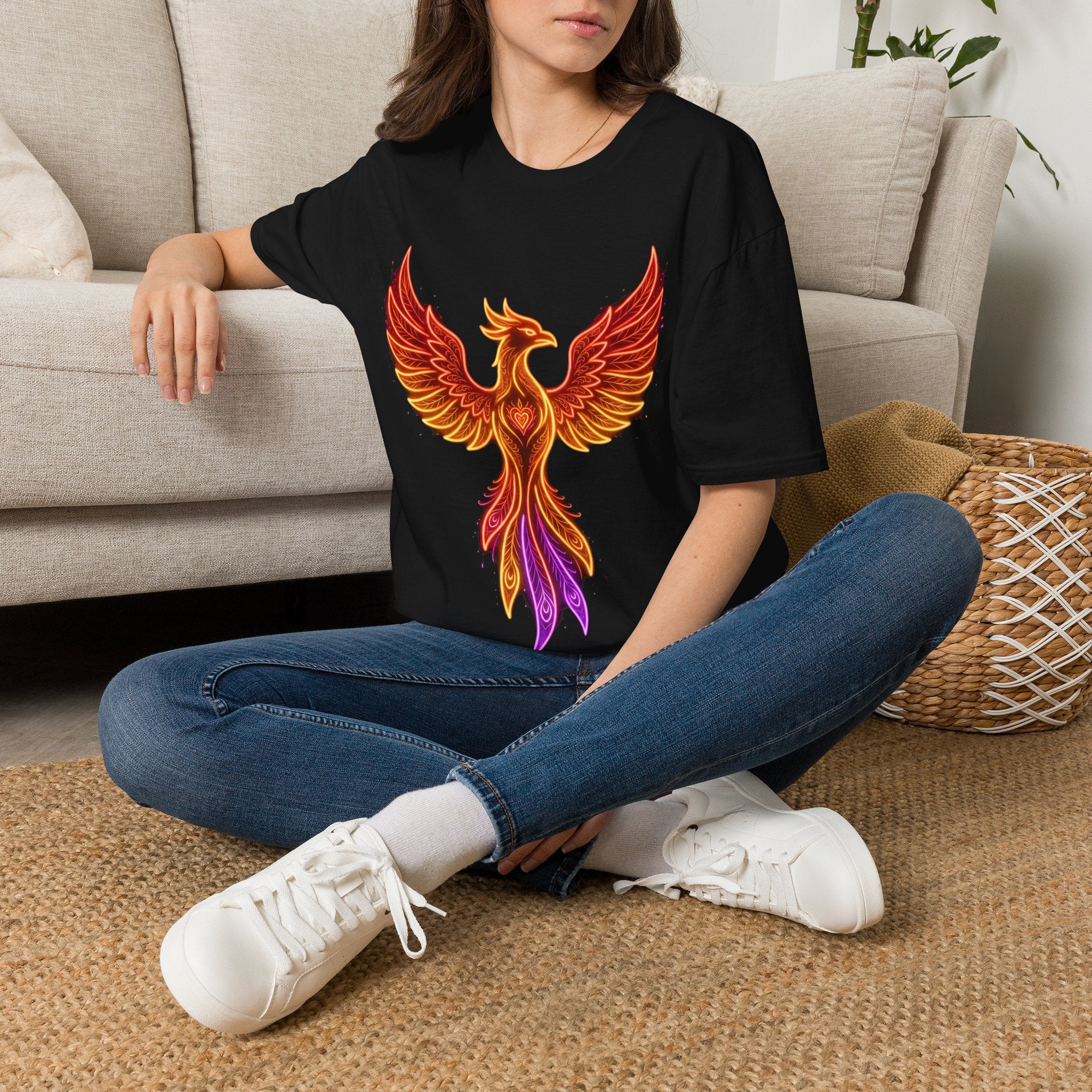 Phoenix Rises - Phoenix Bird Fantasy T Shirt
