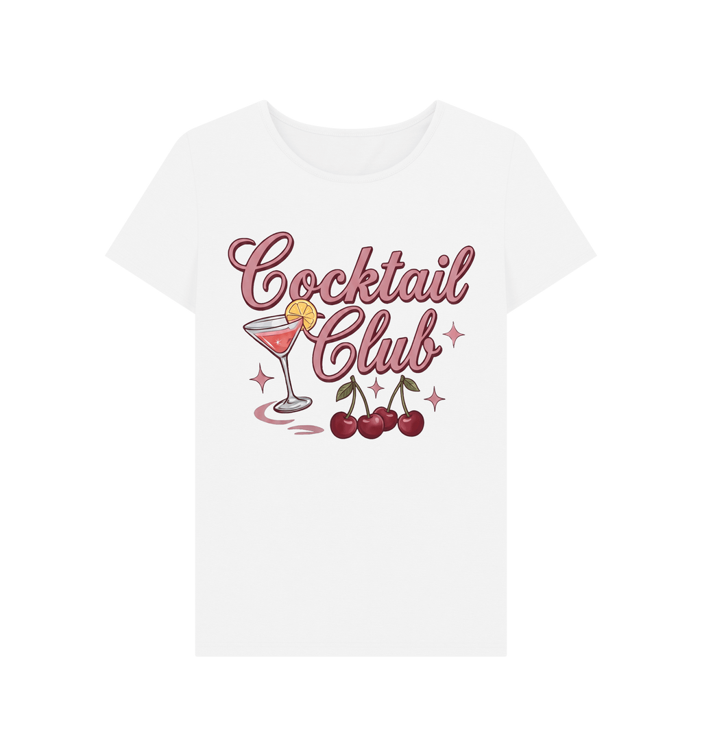 White Printed T-shirt Front