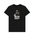 Black Printed T-shirt Front