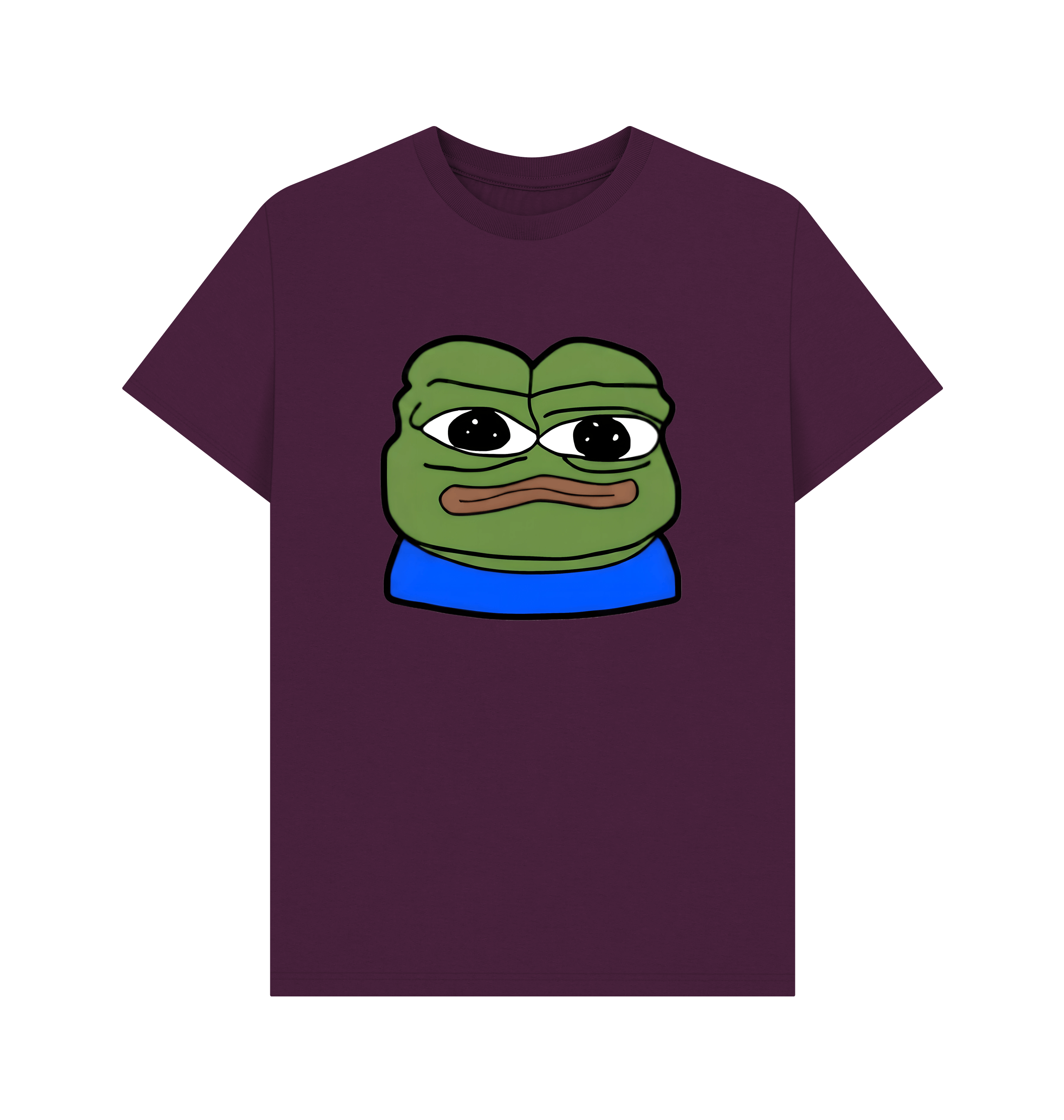 Purple Printed T-shirt Front