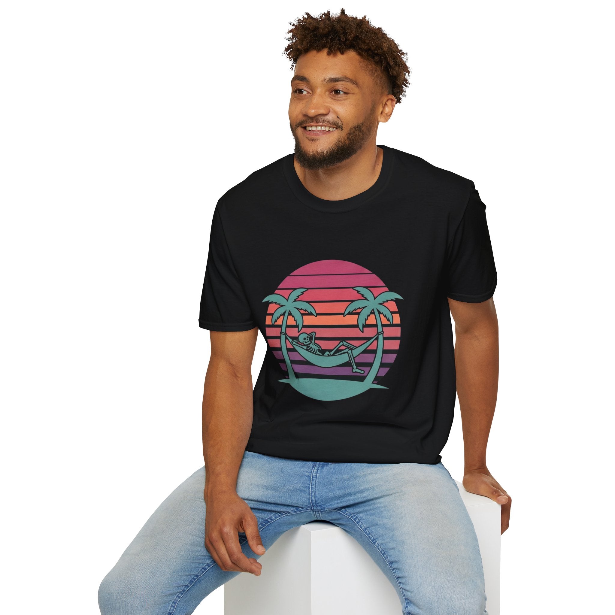 Skele' - T-Shirt, Summer / Holiday Skeleton Design