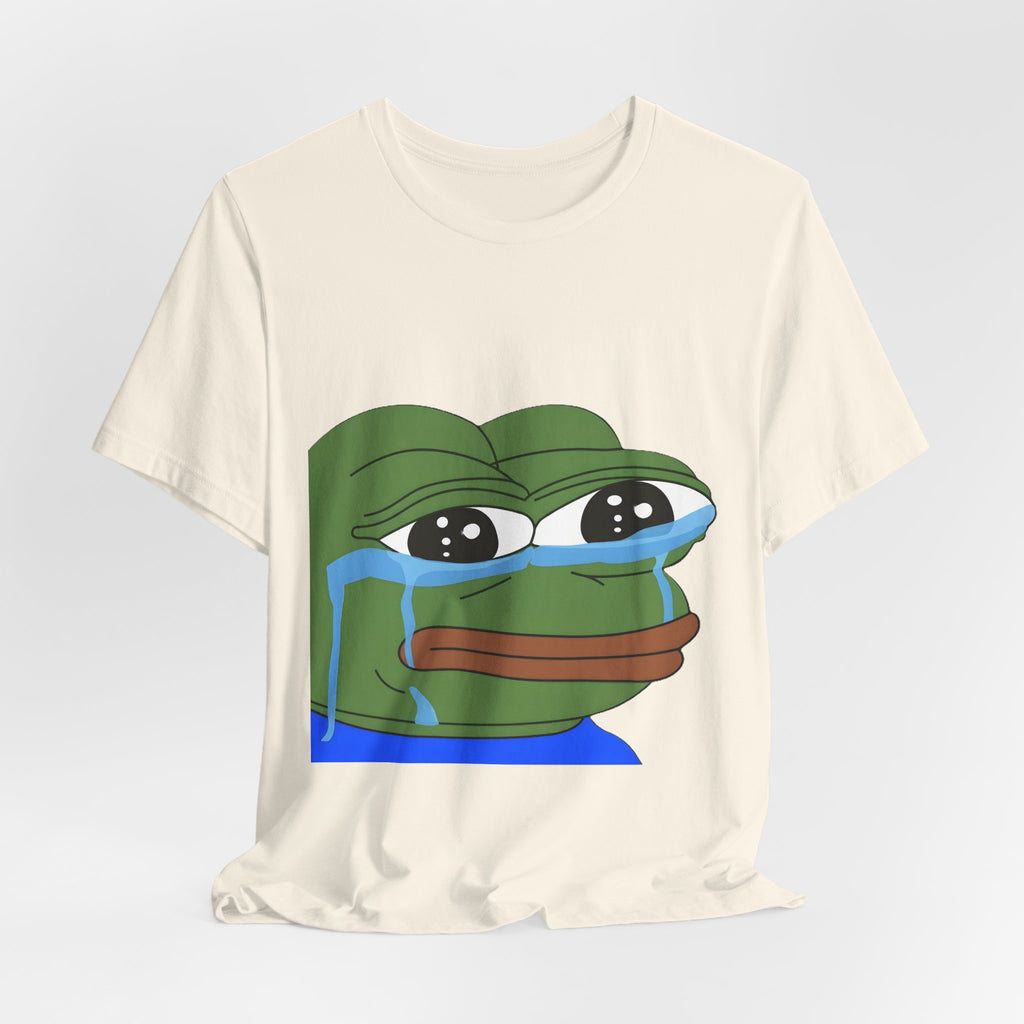 Pepe the Frog Crying Meme T-Shirt — Funny Internet Meme Tee