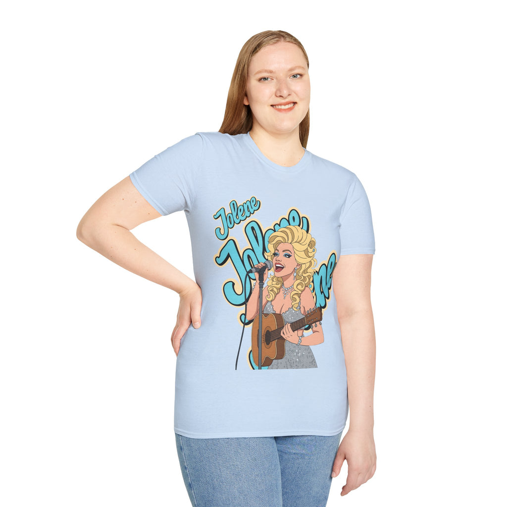Dolly Parton Inspired Retro Pop Art T‑Shirt 'Jolene' Singer Graphic Tee