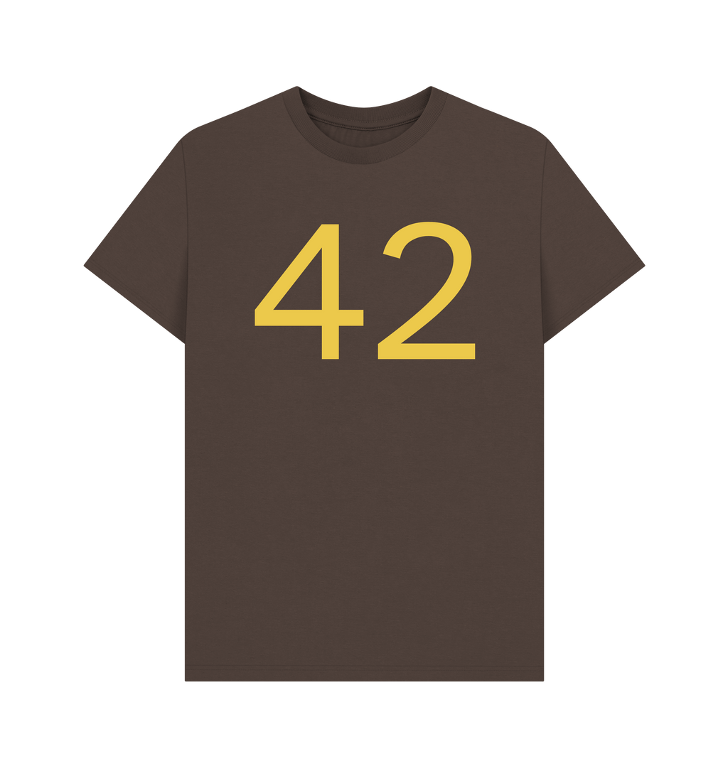 Chocolate Printed T-shirt Front
