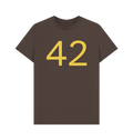 Chocolate Printed T-shirt Front