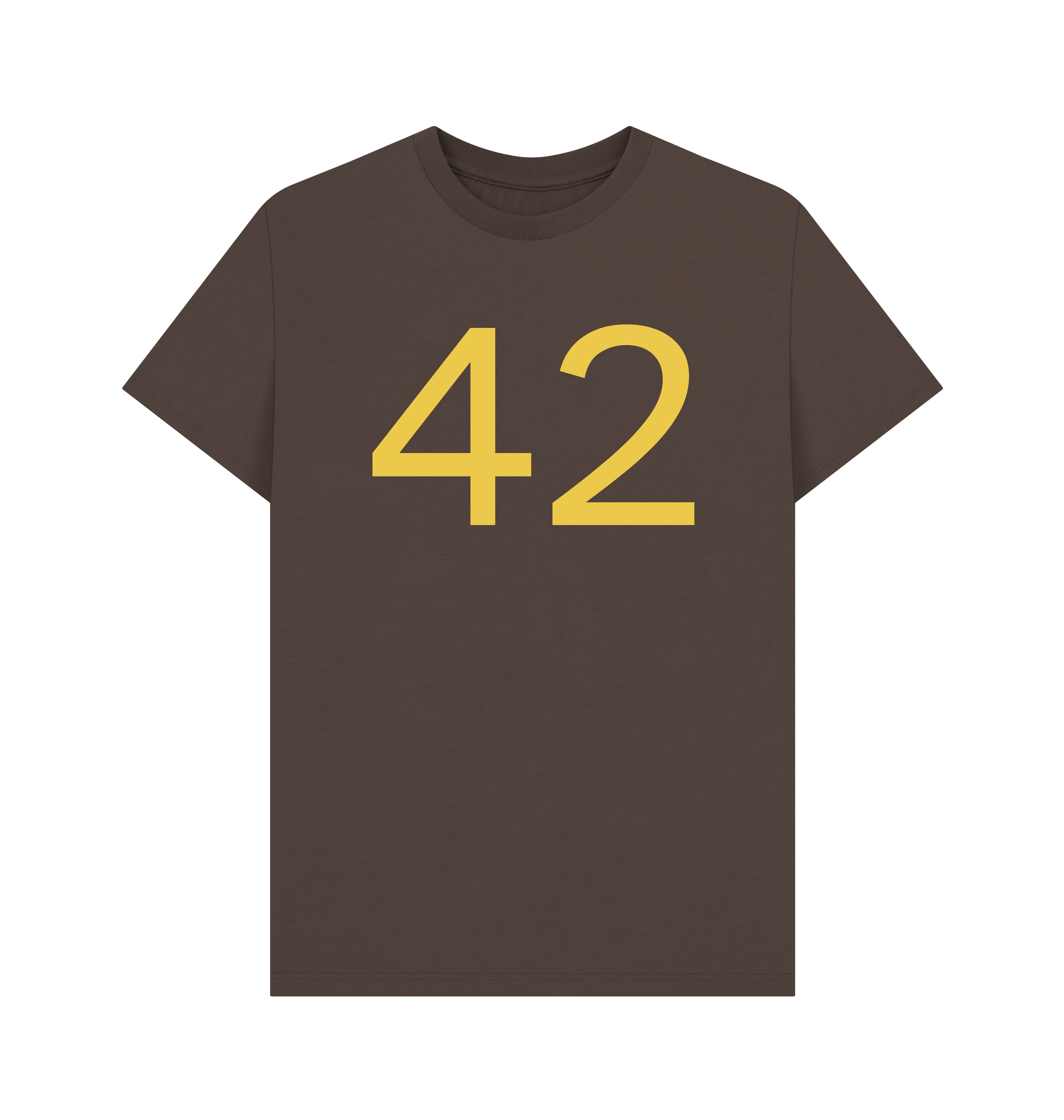 Chocolate Printed T-shirt Front