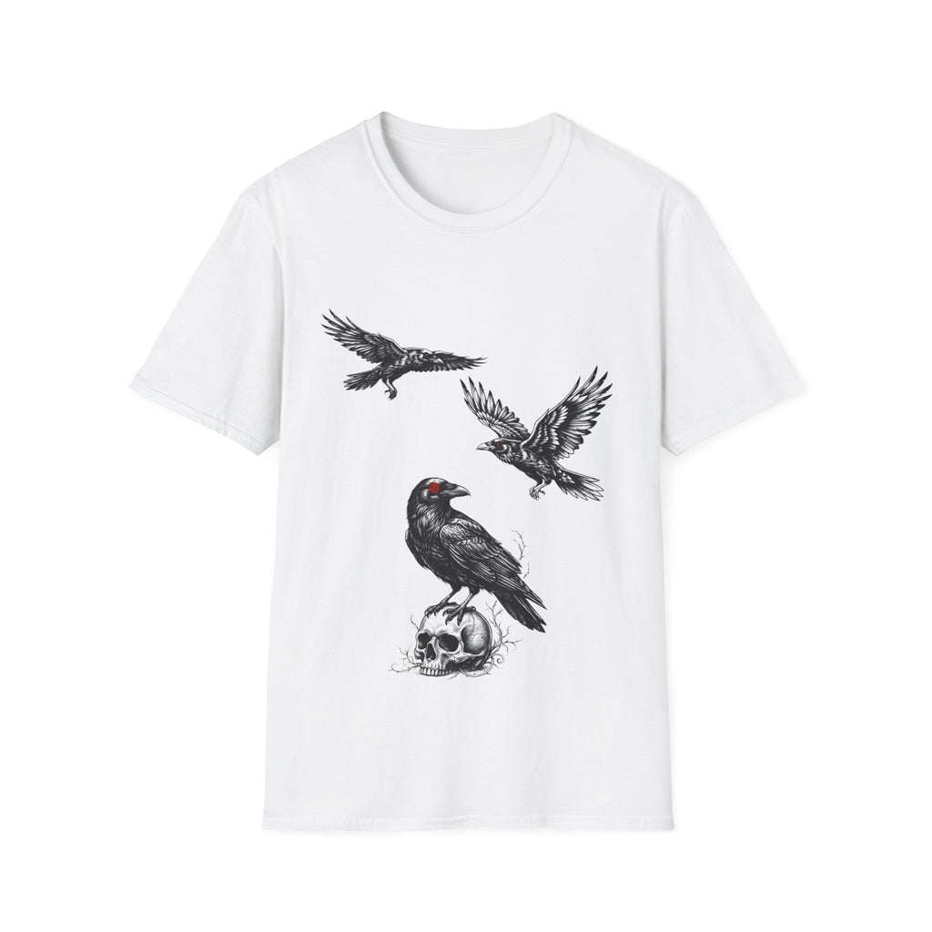 The Messengers - T Shirt, Gothic / Dark Fantasy Crow Design