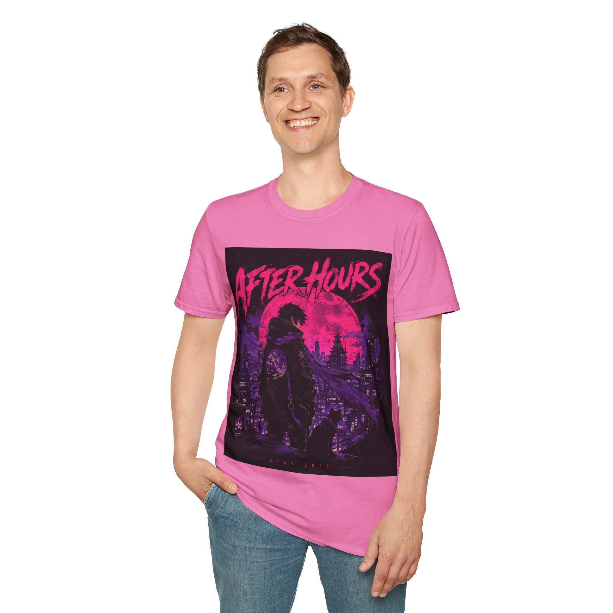 After Hours Graphic T-Shirt — Neon Night City Retro Tee