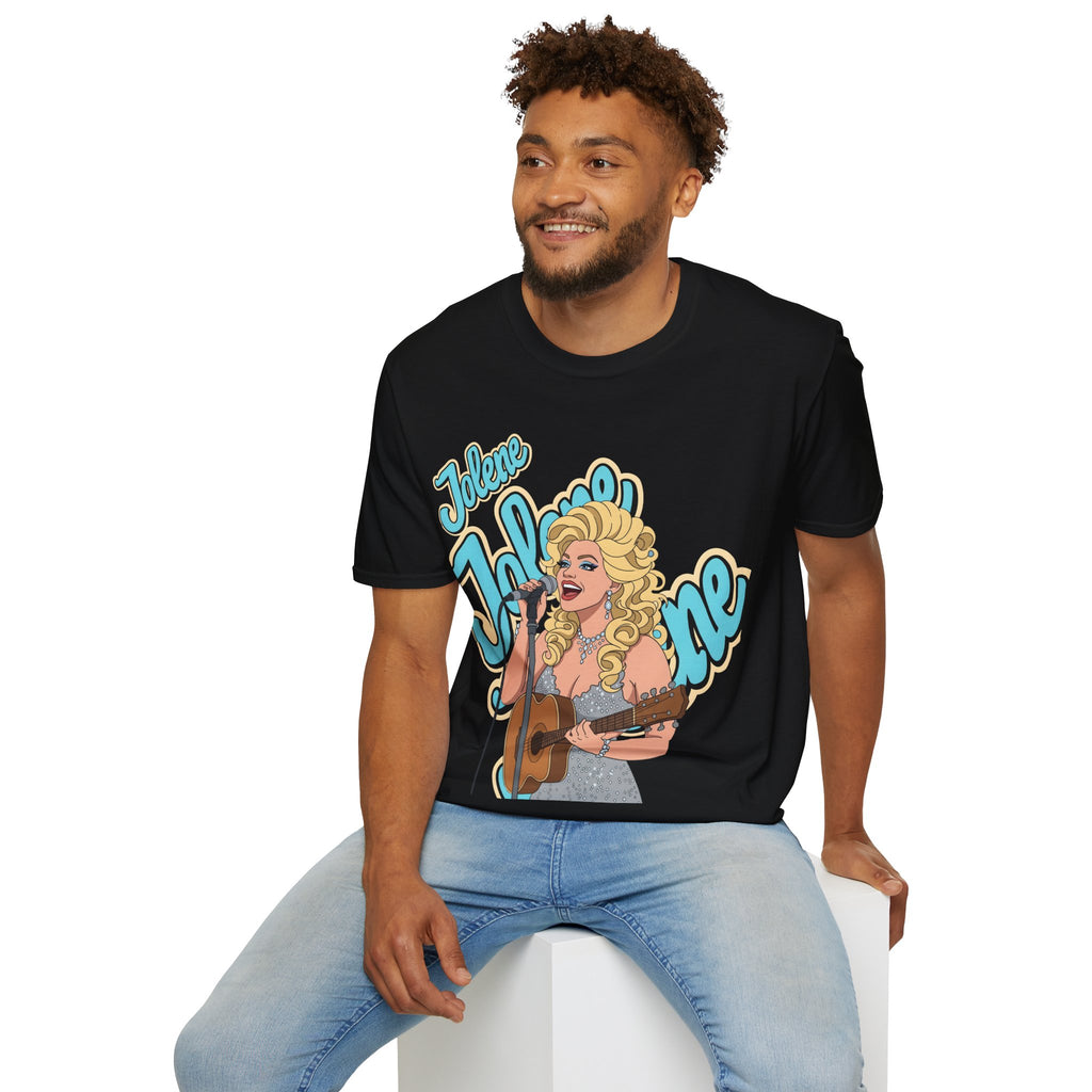 Dolly Parton Inspired Retro Pop Art T‑Shirt 'Jolene' Singer Graphic Tee