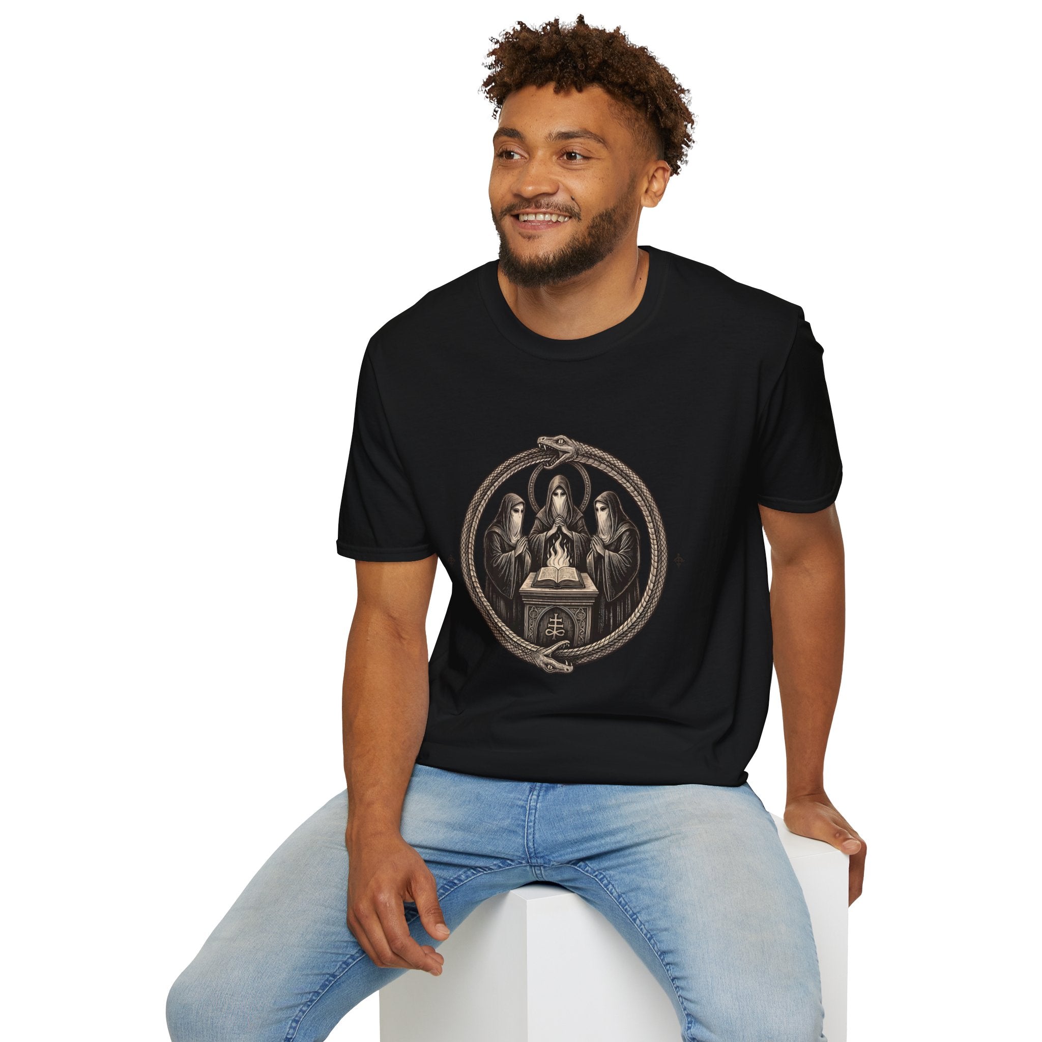Ouroboros - T-Shirt, Gothic / Dark Fantasy Ourboros Design